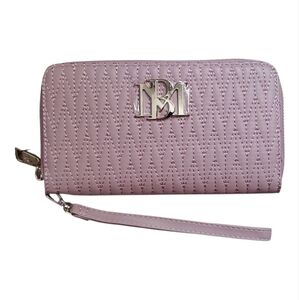 Badgley Mischka Pink Quilted Wallet